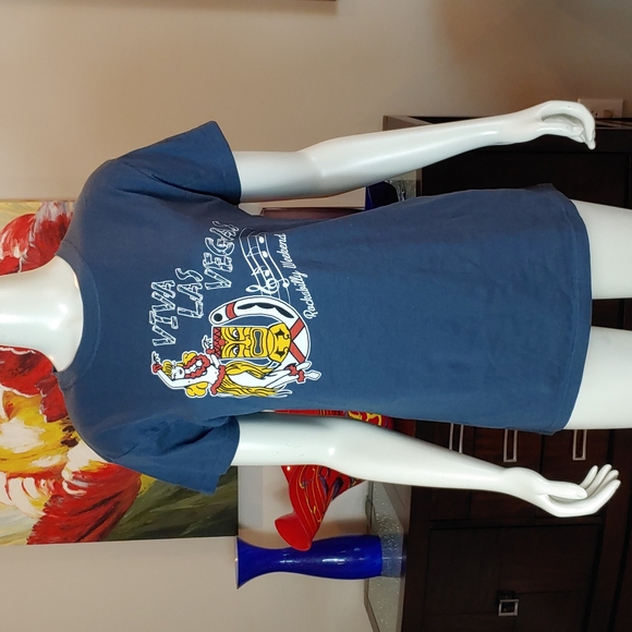 Viva Las Vegas Rockabilly Weekend XXL Women's Tee Shirt Pre-Shrunk 100% Cotton - Picture 1 of 10